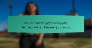 Flex Formation: Epäyhtenäisyydet, Reittimuutokset, Pelaajien joustavuus
